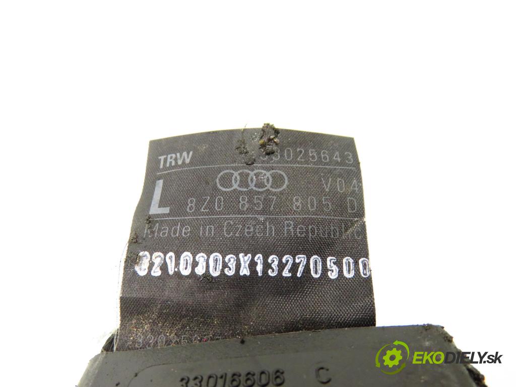 AUDI A2 (8Z0) HB 2003 81,00 1.6 FSI - BAD 1598,00 Držiak bezpečnostný LT 8Z0857805D