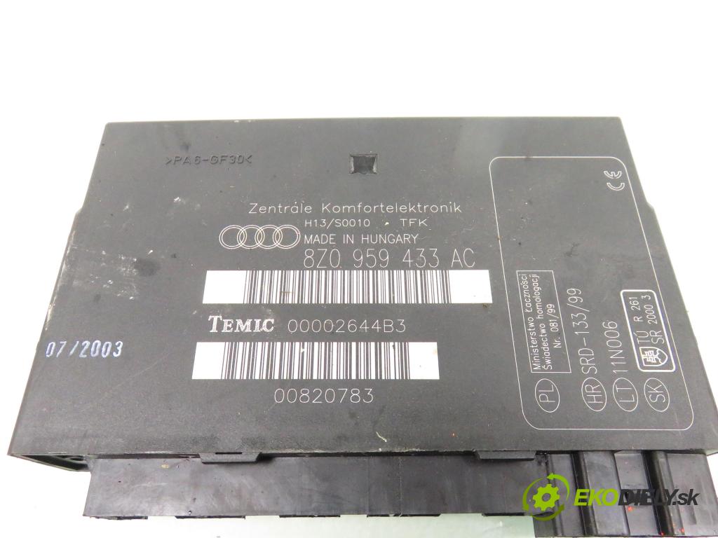 AUDI A2 (8Z0) HB 2003 81,00 1.6 FSI - BAD 1598,00 MODUL komfortu 8Z0959433AC ; 00002644B3