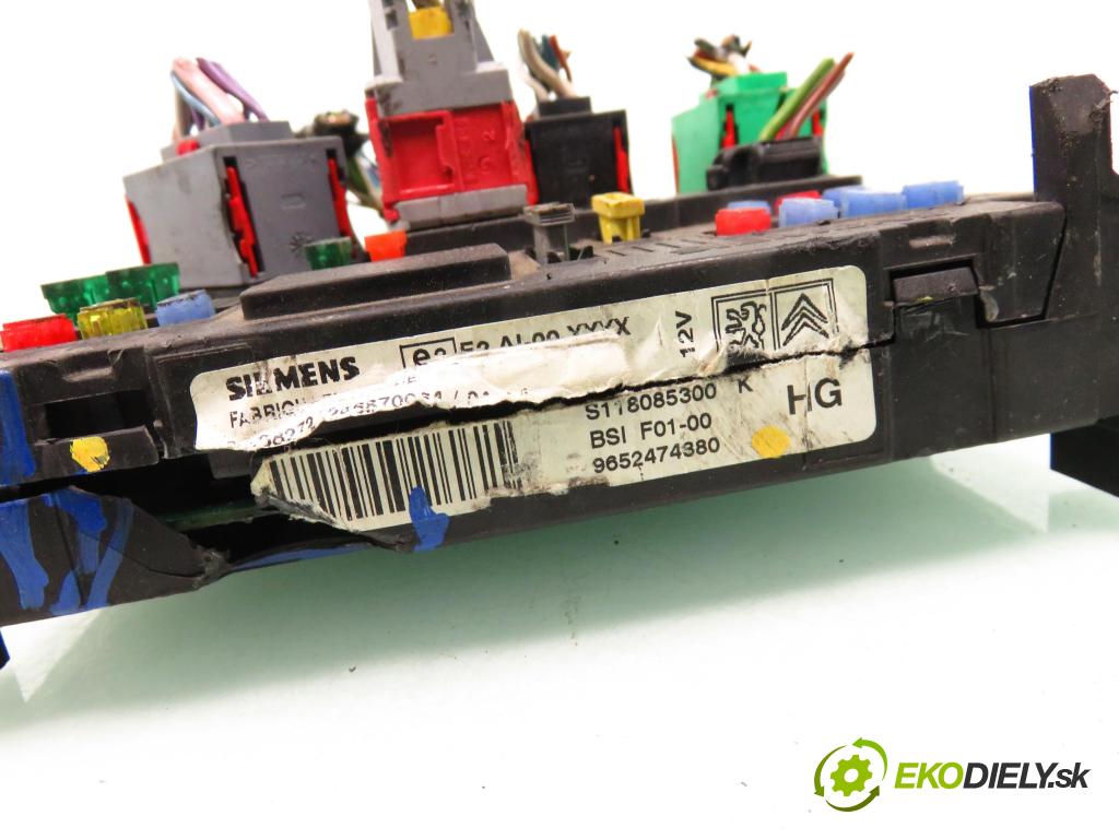 CITROEN C3 I (FC_) HB 2003 44,00 1.1 i - HFX (TU1A) 1124,00 MODUL BSI 9652474380; S118085300K