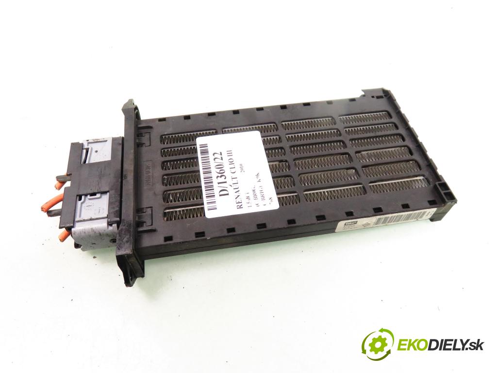 RENAULT CLIO III (BR0/1, CR0/1) HB 2010 50,00 1.5 dCi 68 - K9K 768 1461,00 Výhrevné teleso, radiátor kúrenia elektrická N103789TD (Radiátory kúrenia)