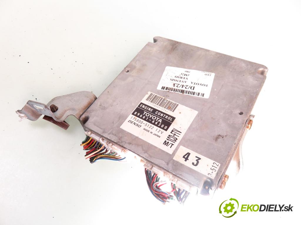 TOYOTA AVENSIS VERSO (_M2_) MINIVAN 2003 85,00 2.0 D (CLM20_) - 1CD-FTV 1995,00 řídící jednotka motora 8966144300; 1758005122