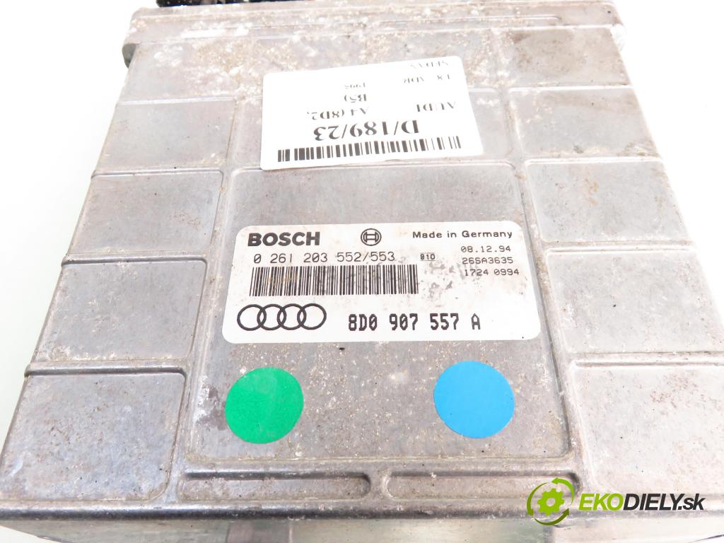 AUDI A4 (8D2, B5) SEDAN 1995 92,00 1.8 - ADR 1781,00 řídící jednotka motora 8D0907557A; 0261203552