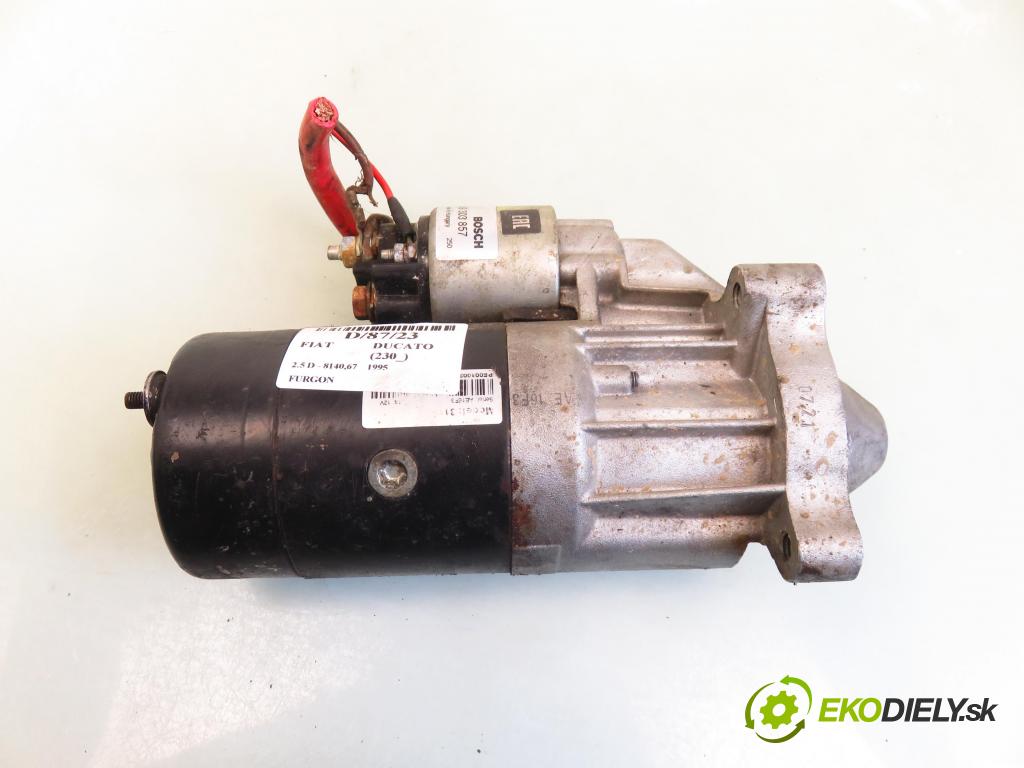 FIAT DUCATO (230_) FURGON 1995 62,00 2.5 D - 8140,67 2500,00 startér 2339303857 (Startér)