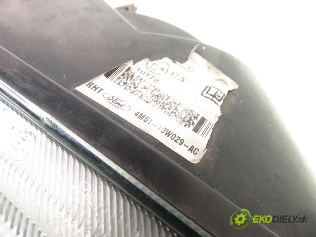 FORD FOCUS II Turnier (DA_, FFS, DS) KOMBI 2005 80,00 1.6 TDCi 109 - G8DE 1560,00 Svetlo PP 4M5113W029AC