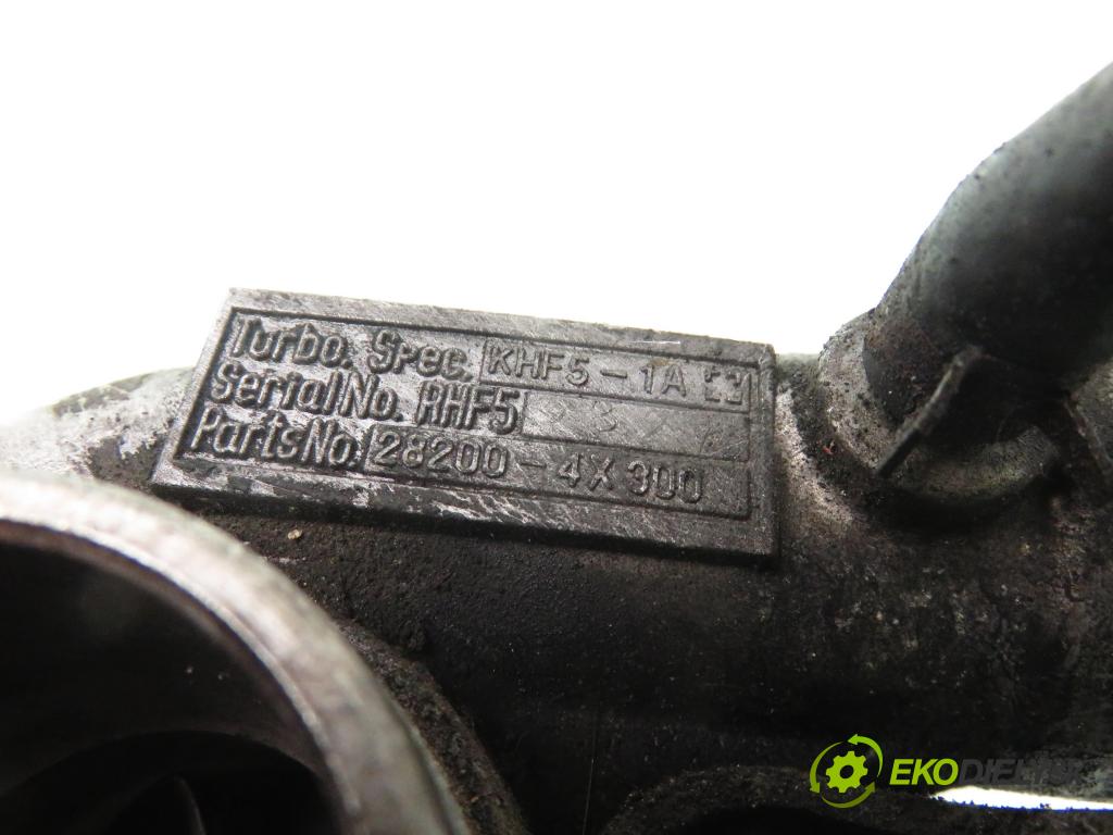 KIA CARNIVAL II (GQ) MINIVAN 2002 106,00 2.9 CRDi - J3 2902,00 Turbodúchadlo 282004X300 (Turbodúchadlá (kompletné))