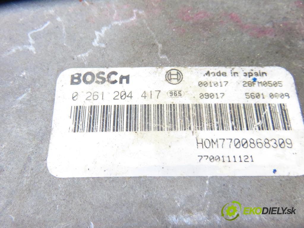 RENAULT LAGUNA I (B56_, 556_) LIFTBACK 1999 123,00 3.0 (B56E/R, B565) - Z7X 760 2963,00 Riadiaca jednotka Motor HOM7700868309 ; 0261204417