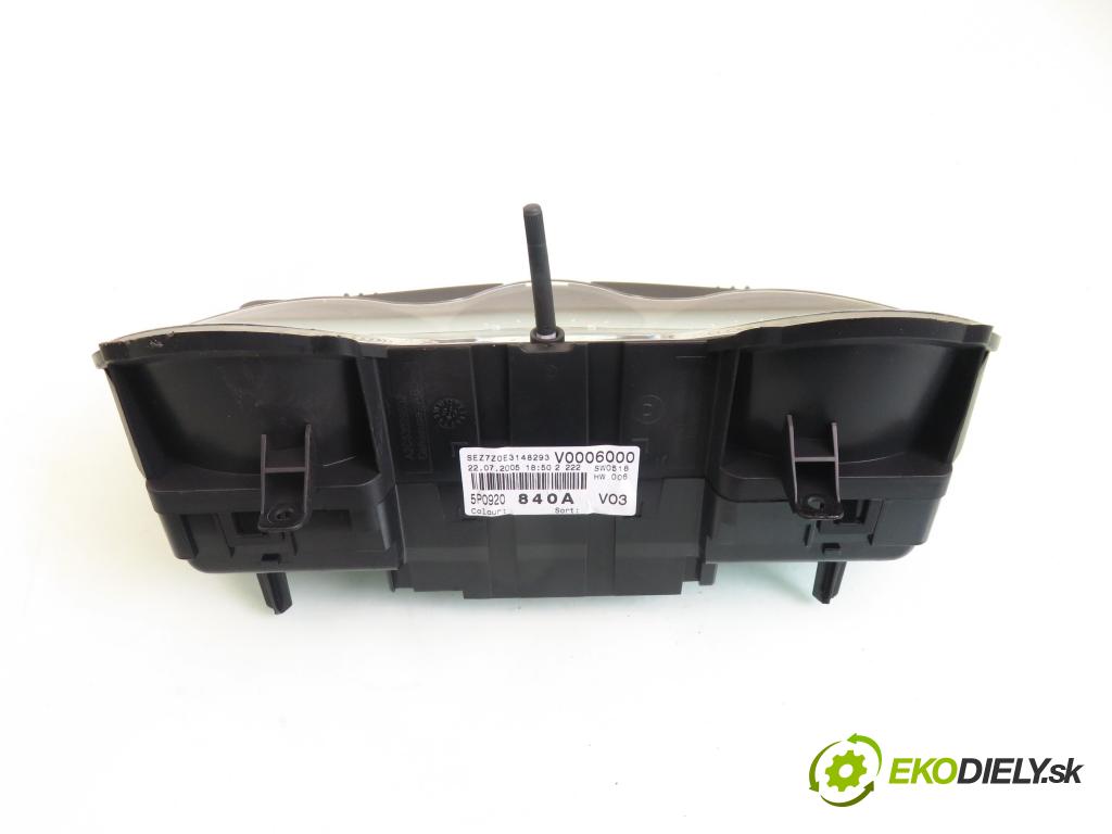 SEAT TOLEDO III (5P2) MINIVAN 2005 103,00 2.0 TDI 16V - BKD 1968,00 Prístrojovka elektrický 5P0920840A