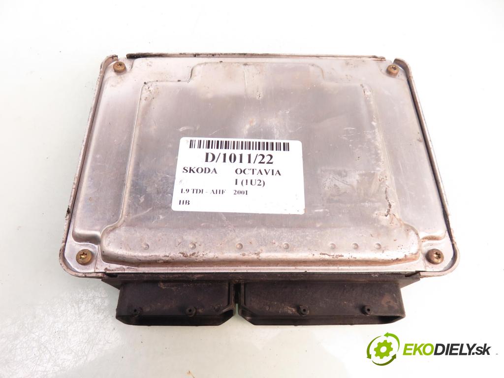 SKODA OCTAVIA I (1U2) HB 2001 81,00 1.9 TDI - AHF 1896,00 Riadiaca jednotka Motor 038906012G ; 0281010128