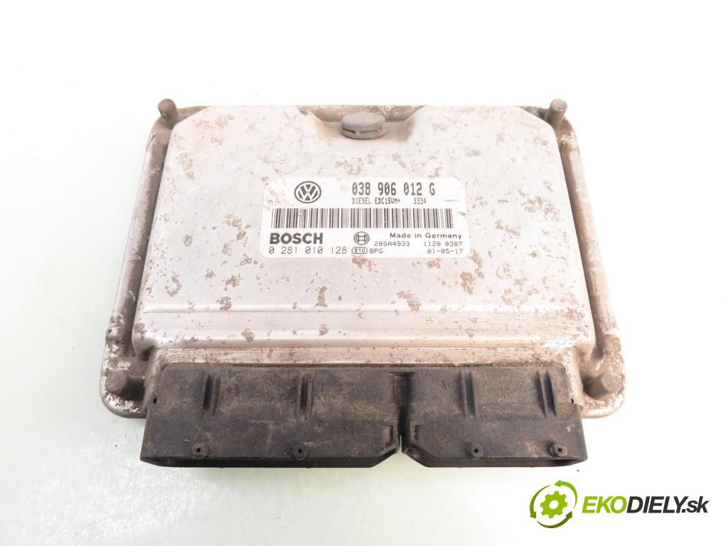 SKODA OCTAVIA I (1U2) HB 2001 81,00 1.9 TDI - AHF 1896,00 Riadiaca jednotka Motor 038906012G ; 0281010128