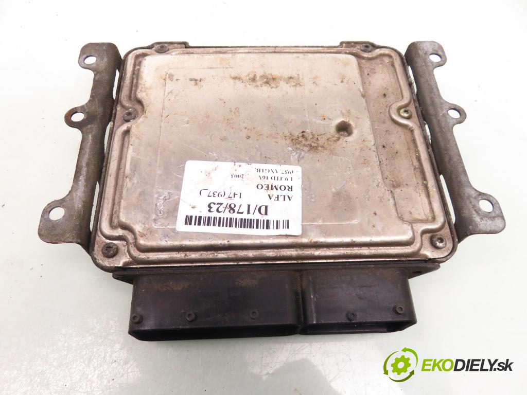 ALFA ROMEO 147 (937_) HB 2003 103,00 1.9 JTD Multijet 140 - 192 A5.000 1910,00 řídící jednotka motora 0281010455 ; 55188111