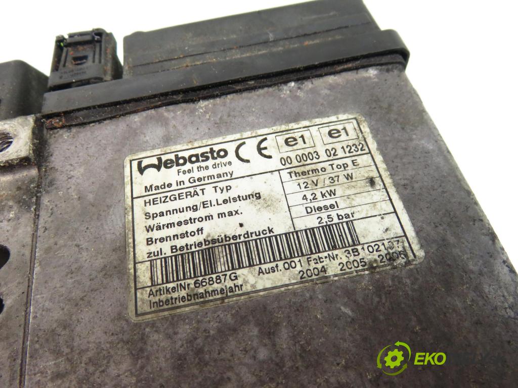 AUDI A4 Avant (8D5, B5) KOMBI 2001 85,00 1.9 TDI - AJM 1896,00 Webasto 66887G (Webasto ohřívače)