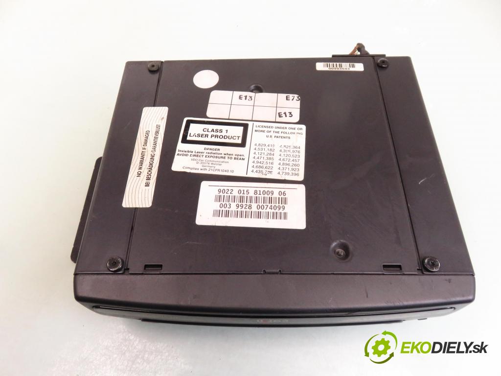 CITROEN XSARA PICASSO (N68) MINIVAN 2001 66,00 2.0 HDi 8V 90 - RHY 1997,00 čítač navigácie 22SY581 ; 902201581009 (Ostatné)