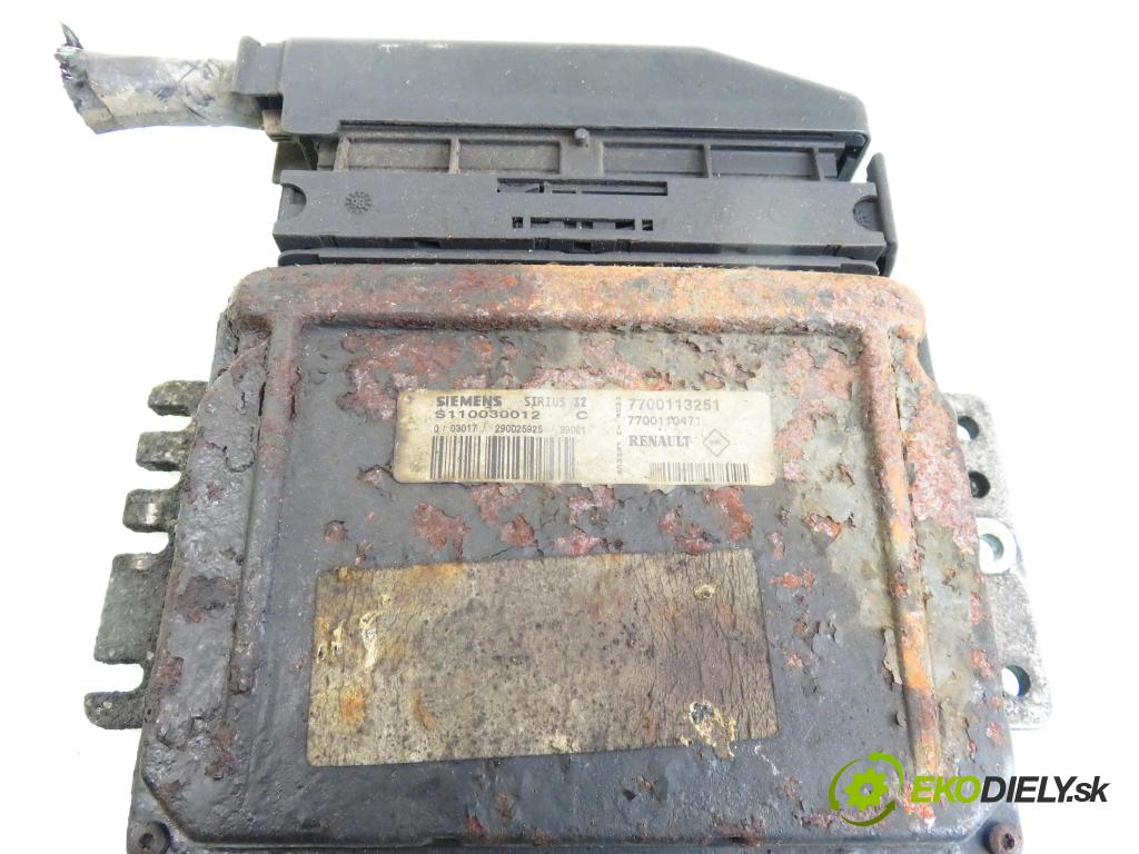 RENAULT SCENIC I (JA0/1_) MINIVAN 2000 79,00 1.6 16V 107 - K4M 700 1598,00 řídící jednotka motora S110030012C ; 7700113251 ; 7700110471