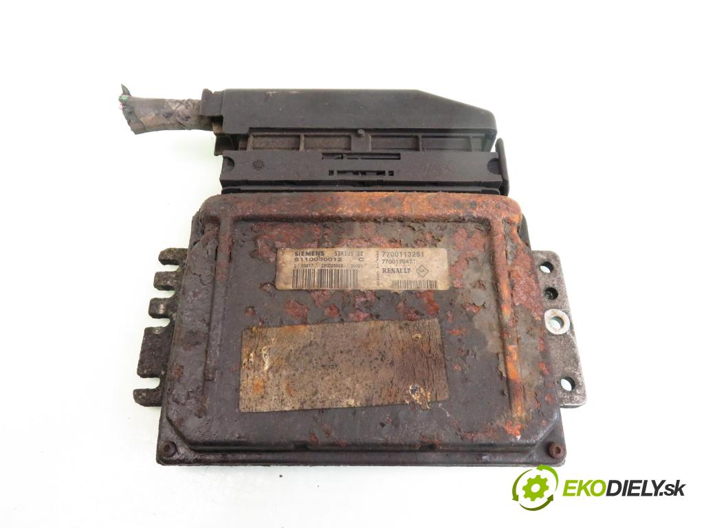 RENAULT SCENIC I (JA0/1_) MINIVAN 2000 79,00 1.6 16V 107 - K4M 700 1598,00 řídící jednotka motora S110030012C ; 7700113251 ; 7700110471