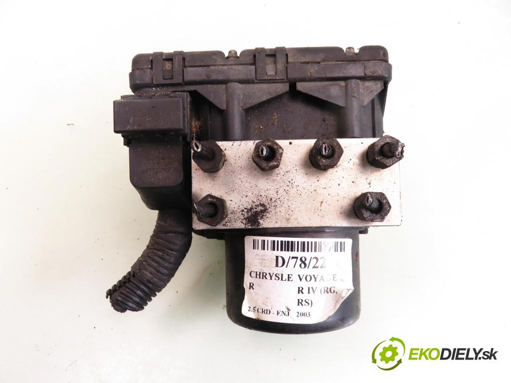 CHRYSLER VOYAGER IV (RG, RS) VAN 2003 2499,00 Sterowniki ABS 2499,00 Pumpa ABS 04686702AE ; P04721427AK (Pumpy ABS)