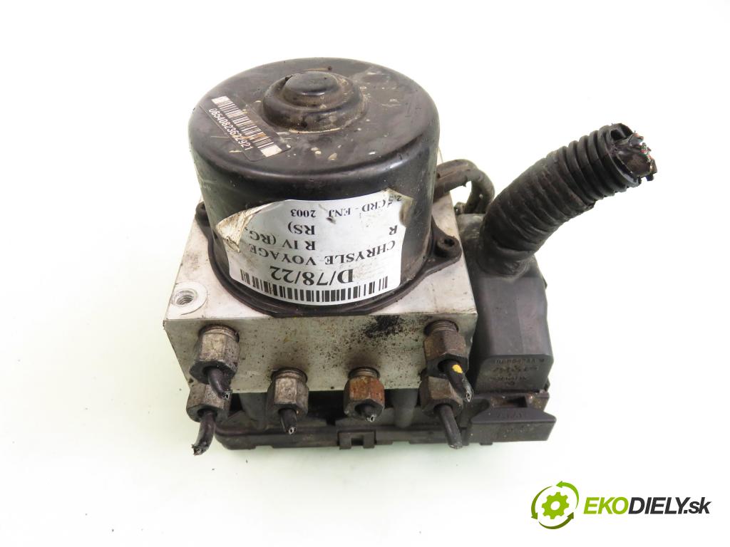 CHRYSLER VOYAGER IV (RG, RS) VAN 2003 2499,00 Sterowniki ABS 2499,00 Pumpa ABS 04686702AE ; P04721427AK (Pumpy ABS)