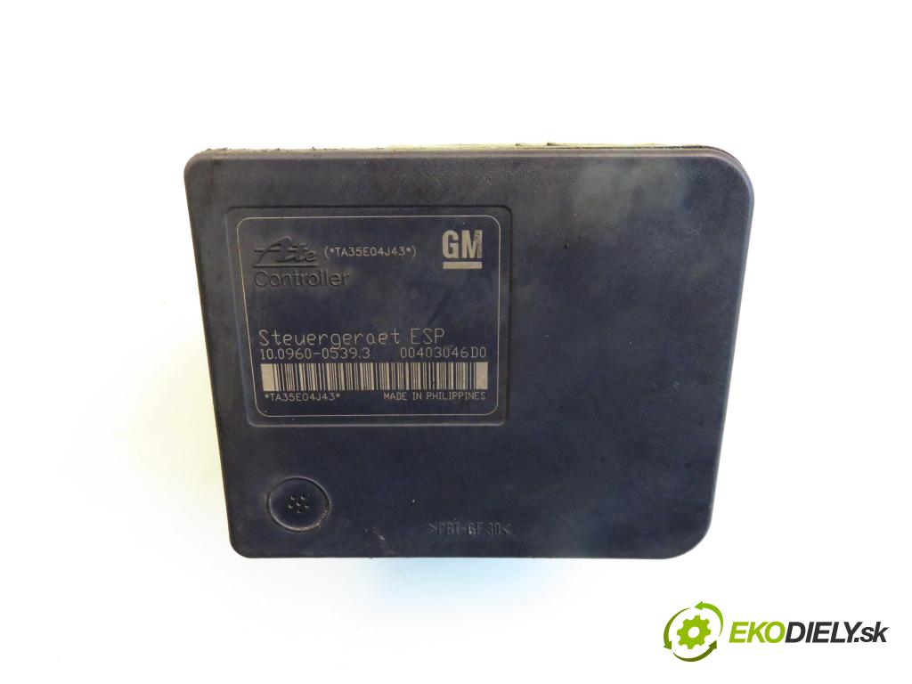 OPEL ASTRA H (A04) HB 2006 110,00 1.9 CDTI - Z 19 DTH 1910,00 Pumpa ABS 13213610; 10096005393 (Pumpy ABS)