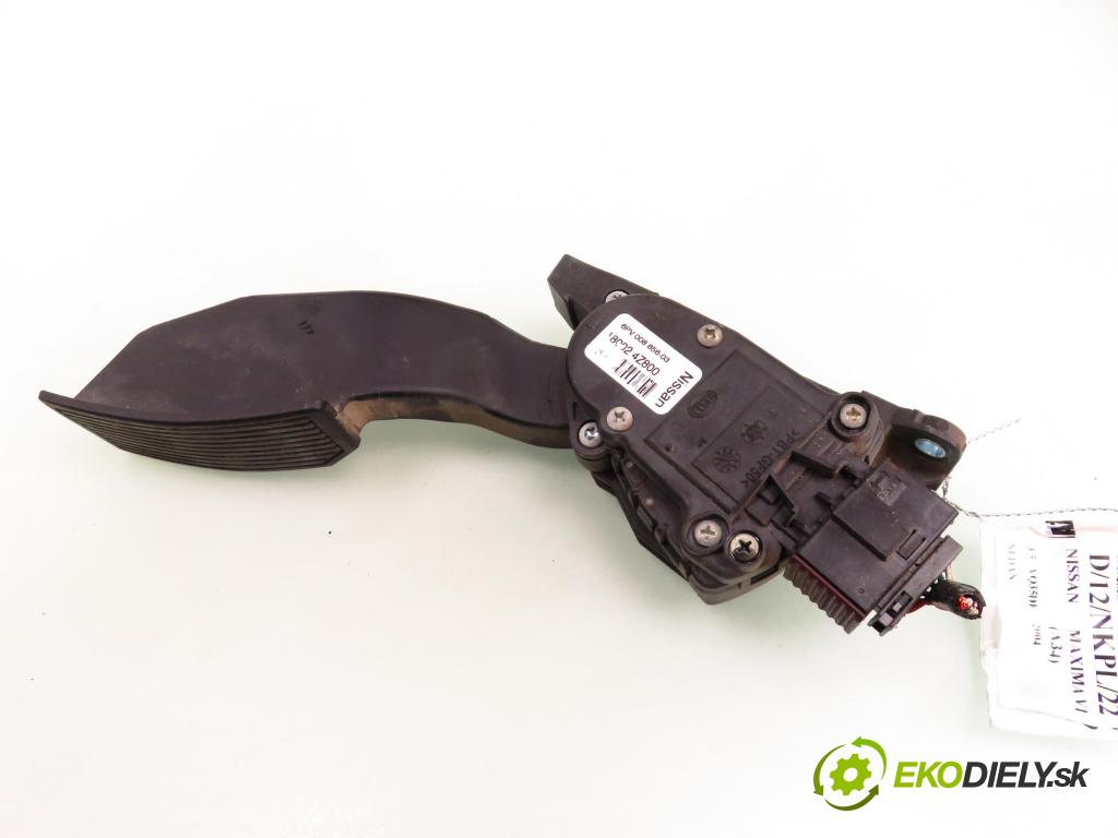 NISSAN MAXIMA VI (A34) SEDAN 2004 195,00 3.5 - VQ35DE 3498,00 Potenciometer plynového pedálu 180024Z800; 6PV00865603 (Pedále)