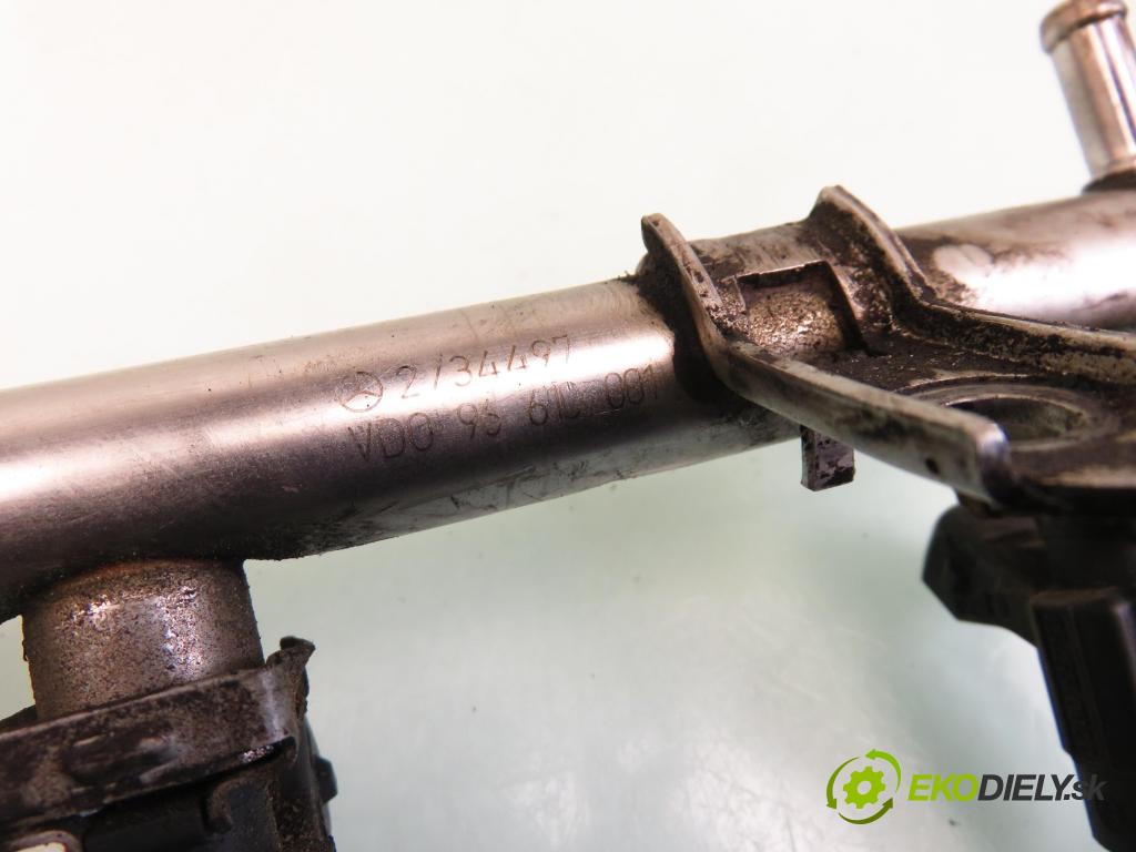 MERCEDES-BENZ KLASA A (W168) HB 1998 60,00 1.4 A 140 82 - M 166.940 1397,00 Lišta vstrekovacia 96614001; 0280151036; 96610001 (Vstrekovacie lišty)