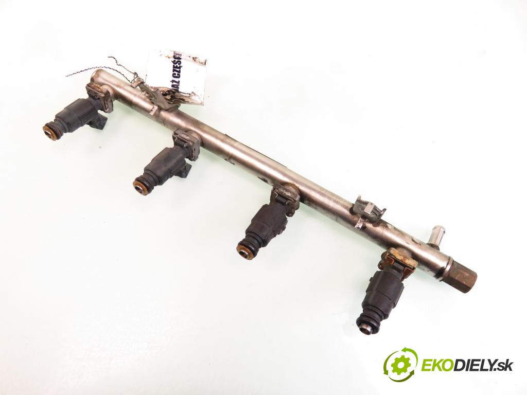 MERCEDES-BENZ KLASA A (W168) HB 1998 60,00 1.4 A 140 82 - M 166.940 1397,00 Lišta vstrekovacia 96614001; 0280151036; 96610001 (Vstrekovacie lišty)