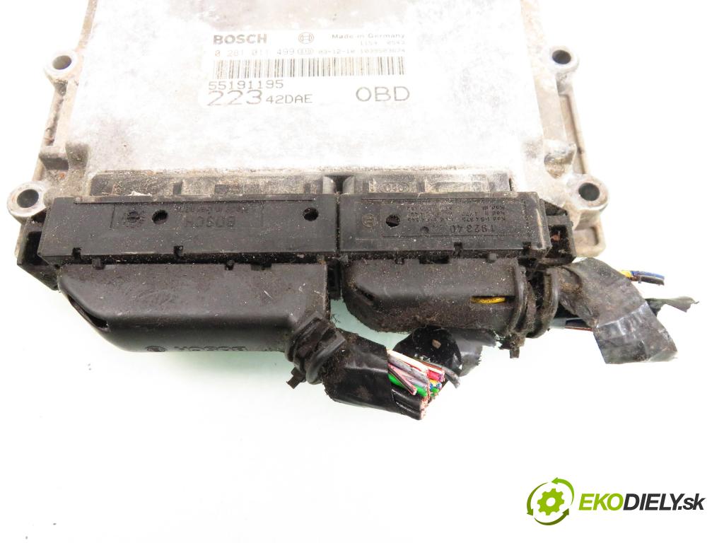 FIAT DOBLO nadwozie wielkoprzestrzenne (MPV) (119_, 223_) KOMBIVAN 2004 1910,00 Sterowniki silnika 1910,00 řídící jednotka motora 0281011499 ; 55191195