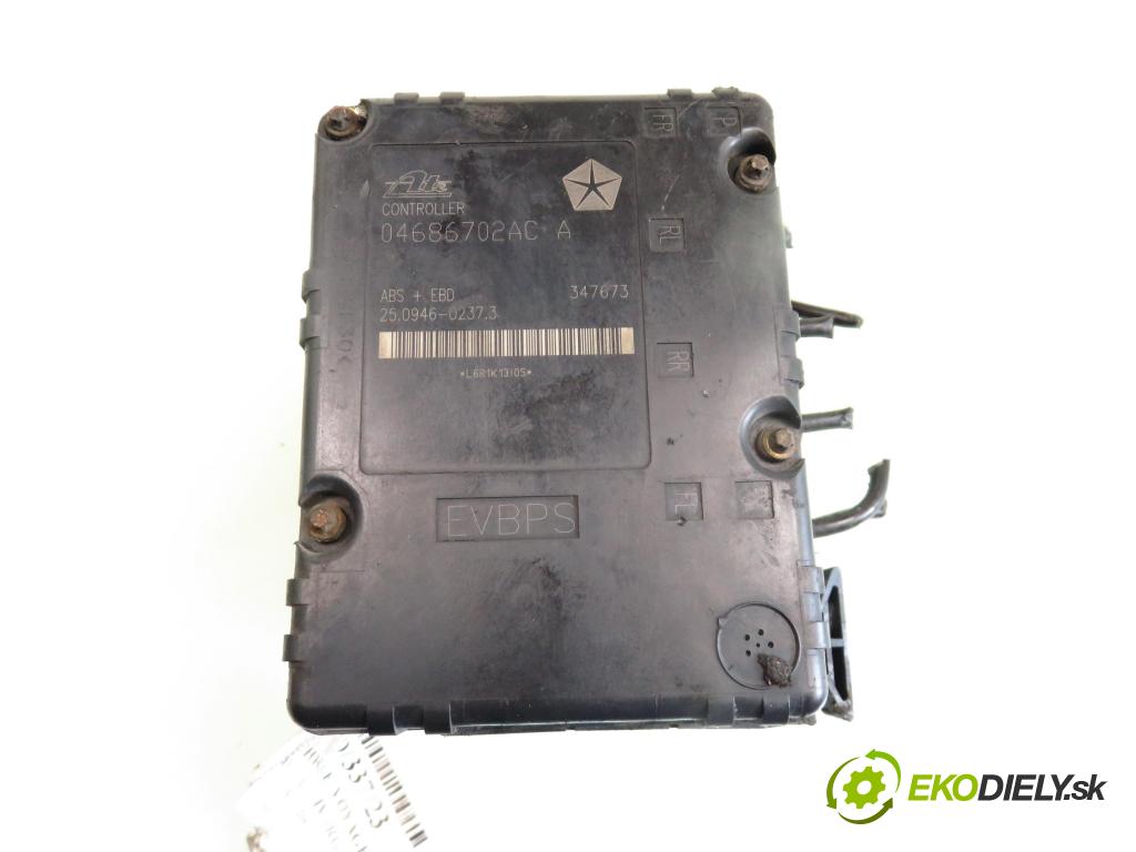CHRYSLER VOYAGER IV (RG, RS) VAN 2002 2499,00 Sterowniki ABS 2499,00 Pumpa ABS P04721427A ; 04686702AC (Pumpy ABS)