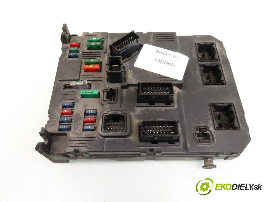 PEUGEOT PARTNER Skrzynia (5_, G_) FURGON 2003 66,00 2.0 HDi - RHY (DW10TD) 1997,00 MODUL BSI S118085120B ; 9650584780