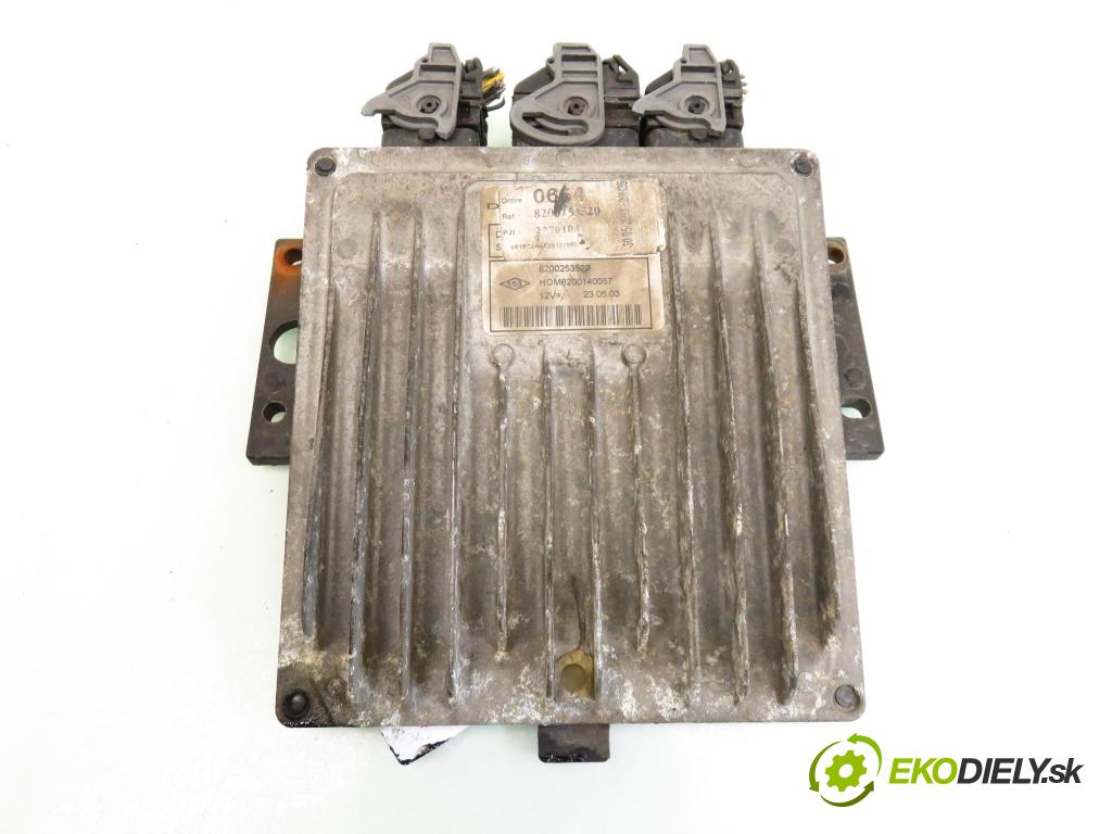 RENAULT KANGOO (KC0/1_) FURGON 2003 60,00 1.5 dCi 80 - K9K 702 1461,00 Riadiaca jednotka Motor 8200253520 ; HOM8200140057