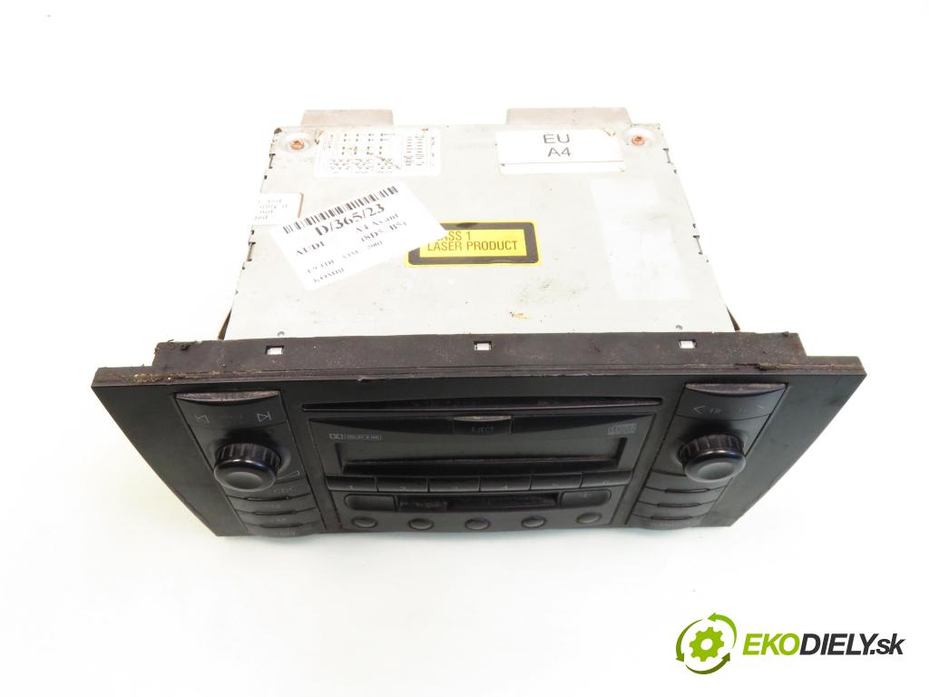 AUDI A4 Avant (8D5, B5) KOMBI 2001 85,00 1.9 TDI - AJM 1896,00 RADIO CD Modul 8D0035195