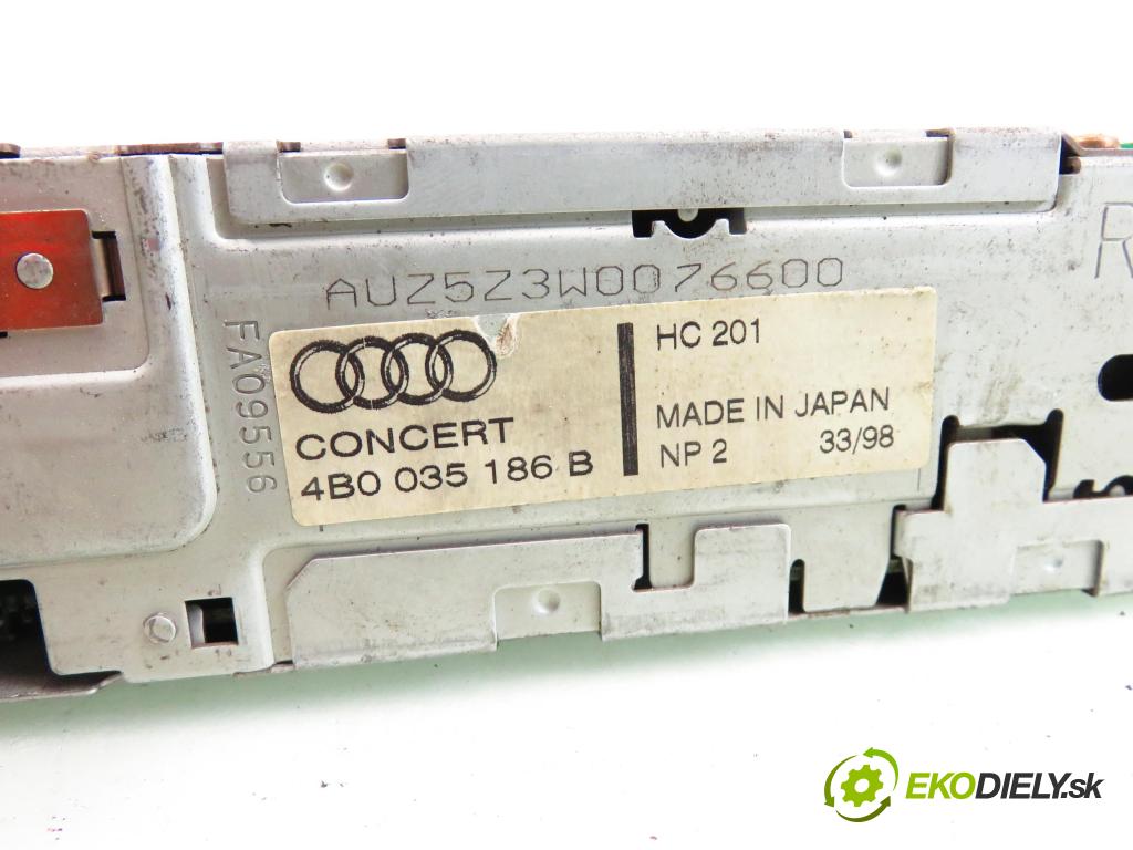 AUDI A6 (4B2, C5) SEDAN 1999 110,00 2.5 TDI - AFB 2496,00 RADIO Modul 4B0035186B