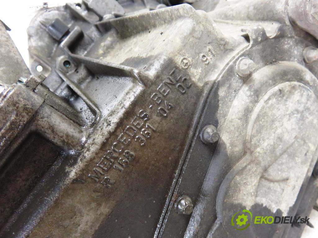 MERCEDES-BENZ KLASA A (W168) HB 2000 92,00 A 190 (168.032, 168.132) - M 166.990 1898,00 Prevodovka MANUALNA R1683610402
