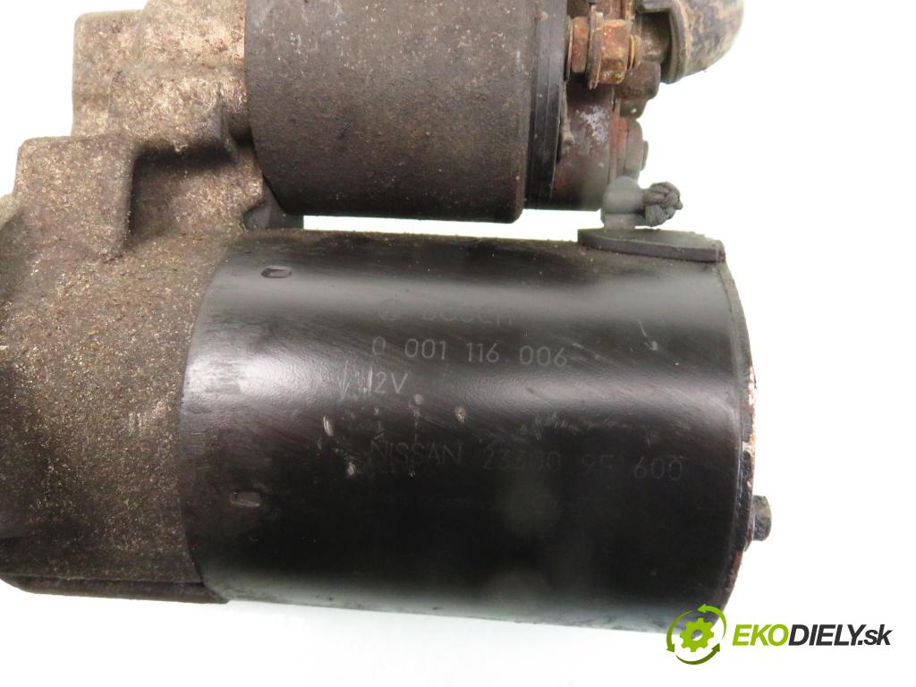 NISSAN PRIMERA (P11) LIFTBACK 2000 78,00 1.6 16V - QG16DE 1597,00 Štartér 0001116006 ; 233009F600 (Štartéry)
