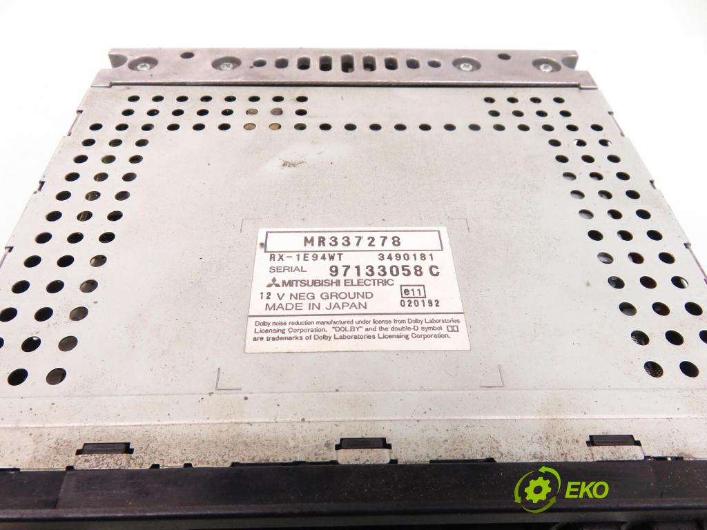 MITSUBISHI SPACE STAR nadwozie wielkoprzestrzenne (MPV) (DG_A) MINIVAN 2000 61,00 1.3 16V (DG1A) - 4G13 (16V) 1299,00 RADIO Modul MR337278; RX1E94WT