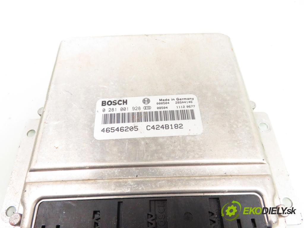 FIAT MAREA Weekend (185_) KOMBI 2000 77,00 1.9 JTD 105 - 182 B4.000 1910,00 řídící jednotka motora 0281001928; 46546205