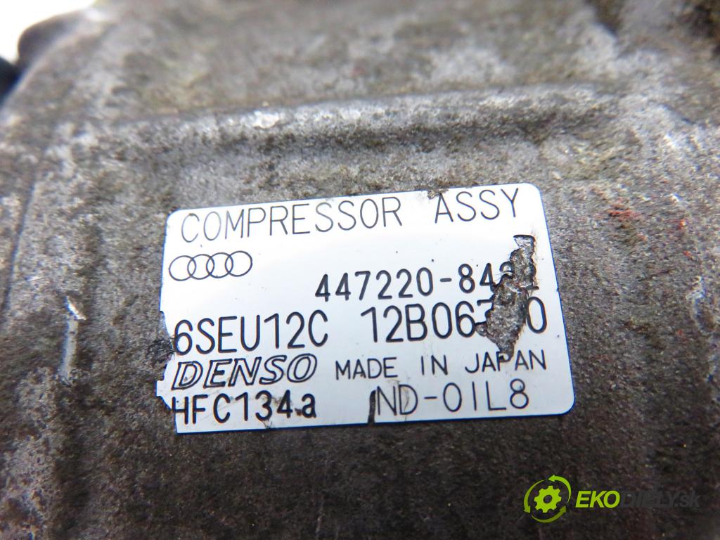 AUDI A4 (8E2, B6) SEDAN 2003 96,00 2.0 20V 130 - ALT 1984,00 KOMPRESOR: klimatizace 4472208422 ; 8E0260805D (Kompresory)