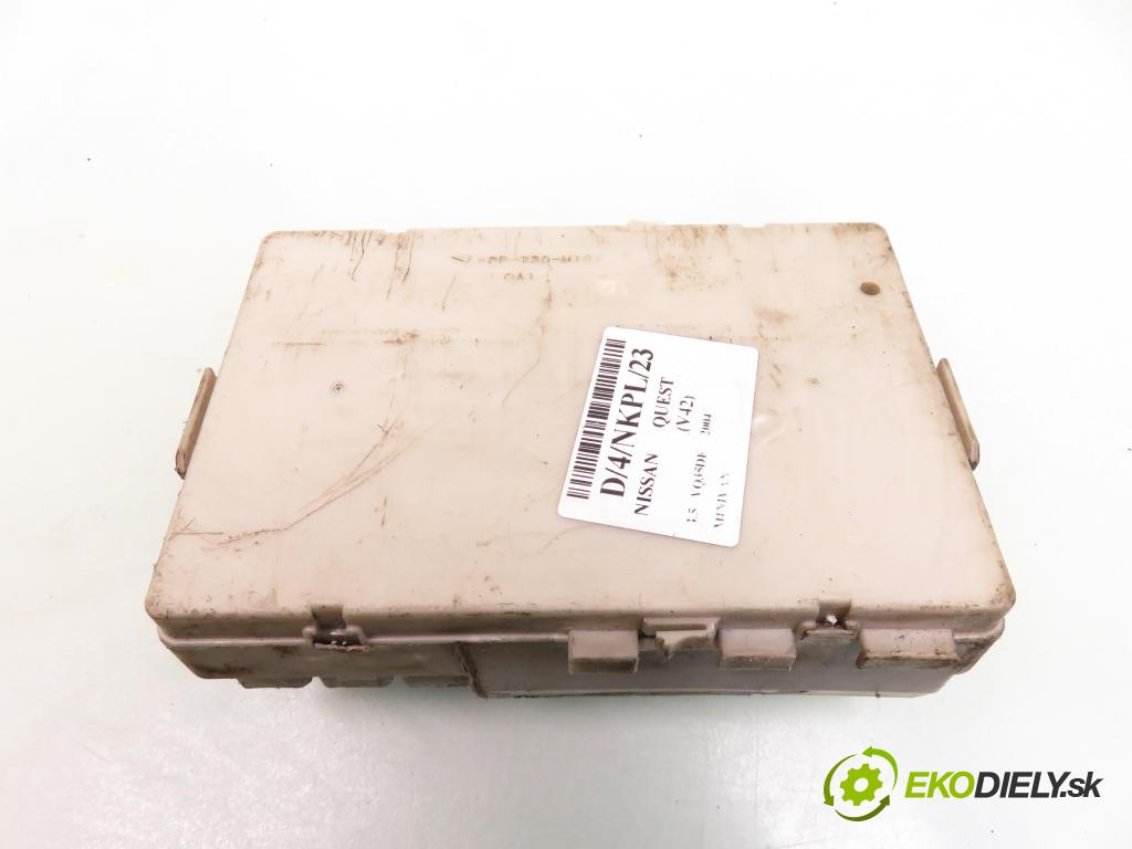 NISSAN QUEST (V42) MINIVAN 2004 176,00 3.5 - VQ35DE 3498,00 MODUL BSI