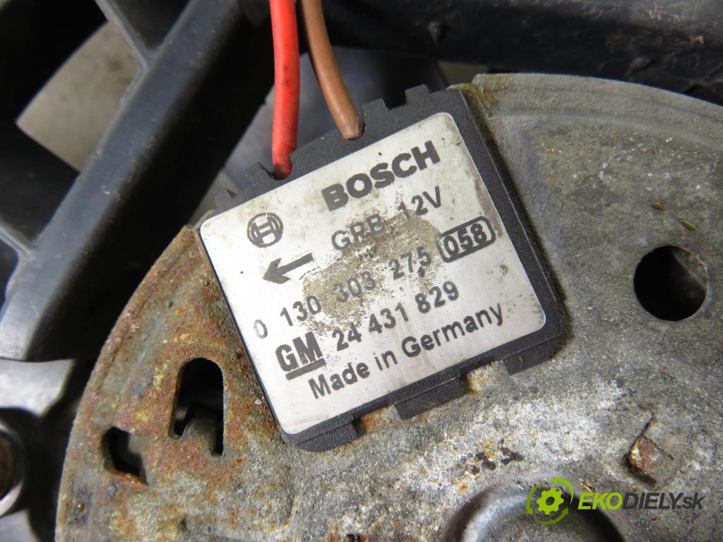 OPEL ZAFIRA A Nadwozie Wielkopojemne (MPV) (T98) MINIVAN 2001 74,00 2.0 DTI 16V 101 - Y 20 DTH 1995,00 Ventilátor chladič klímatizácie 24431829; 0130303275; 90570741