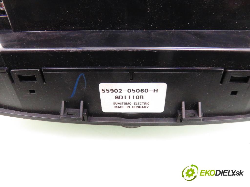 TOYOTA AVENSIS sedan (_T25_) SEDAN 2008 85,00 2.0 D-CAT 116- 1CD-FTV 1995,00 Panel kúrenia KLIMATRONIK 5590005281; MB1465706750; 5590205060H