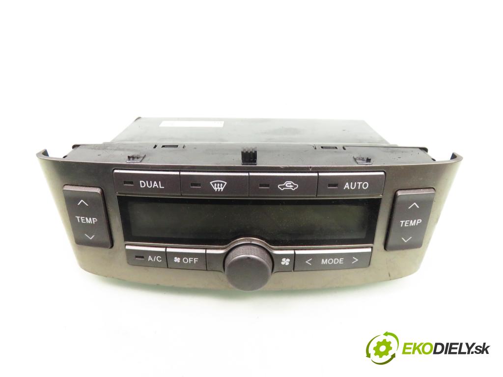 TOYOTA AVENSIS sedan (_T25_) SEDAN 2008 85,00 2.0 D-CAT 116- 1CD-FTV 1995,00 Panel kúrenia KLIMATRONIK 5590005281; MB1465706750; 5590205060H