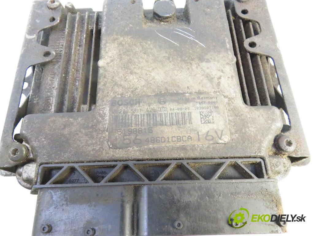 ALFA ROMEO 156 Sportwagon (932_) KOMBI 2004 103,00 1.9 JTD 16V - 192 A5.000 1910,00 řídící jednotka motora 0281011425; 55198815