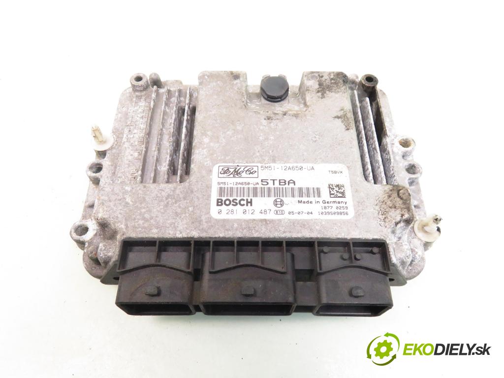 FORD FOCUS II Turnier (DA_, FFS, DS) KOMBI 2005 80,00 1.6 TDCi 109 - G8DE 1560,00 řídící jednotka motora 5M5112A650UA; 0281012487