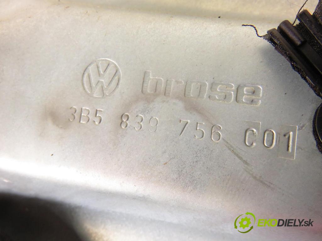 VW PASSAT B5.5 (3B3) SEDAN 2002 96,00 1.9 TDI - AWX 1896,00 Mechanizmus okien PTE 3B5839756C