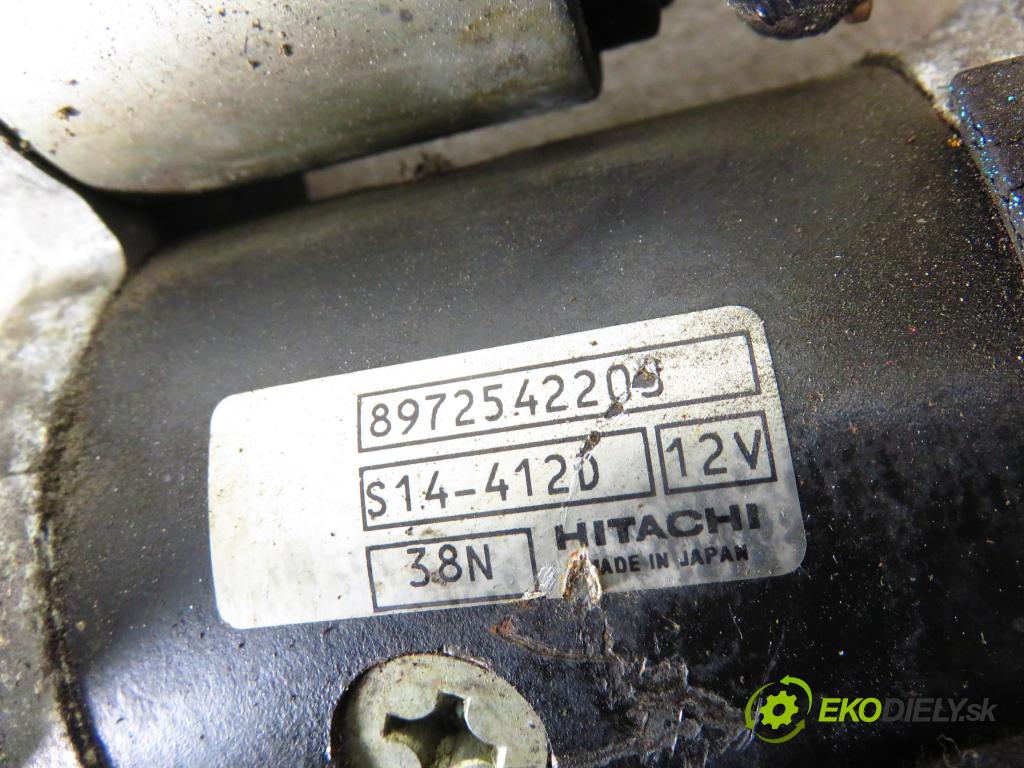 OPEL VECTRA C Kombi (Z02) KOMBI 2006 130,00 3.0 V6 CDTI - Y 30 DT 2958,00 Štartér S14412D ; 8972542203 (Štartéry)