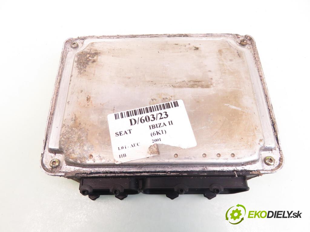SEAT IBIZA II (6K1) HB 2001 37,00 1.0 i - AUC 999,00 Riadiaca jednotka Motor 6K0906032AH ; 0261207233