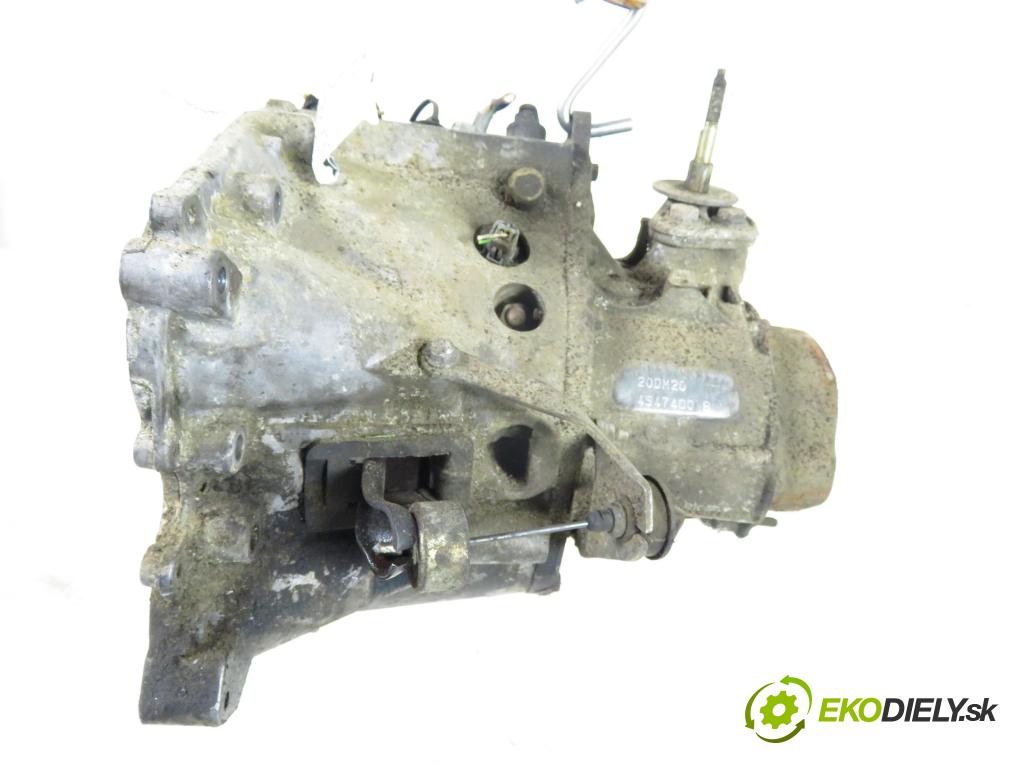 PEUGEOT 206 liftback (2A/C) HB 2002 66,00 2.0 HDI 90 - RHY 1997,00 Prevodovka MANUALNA 20DM20 ; 4547400B