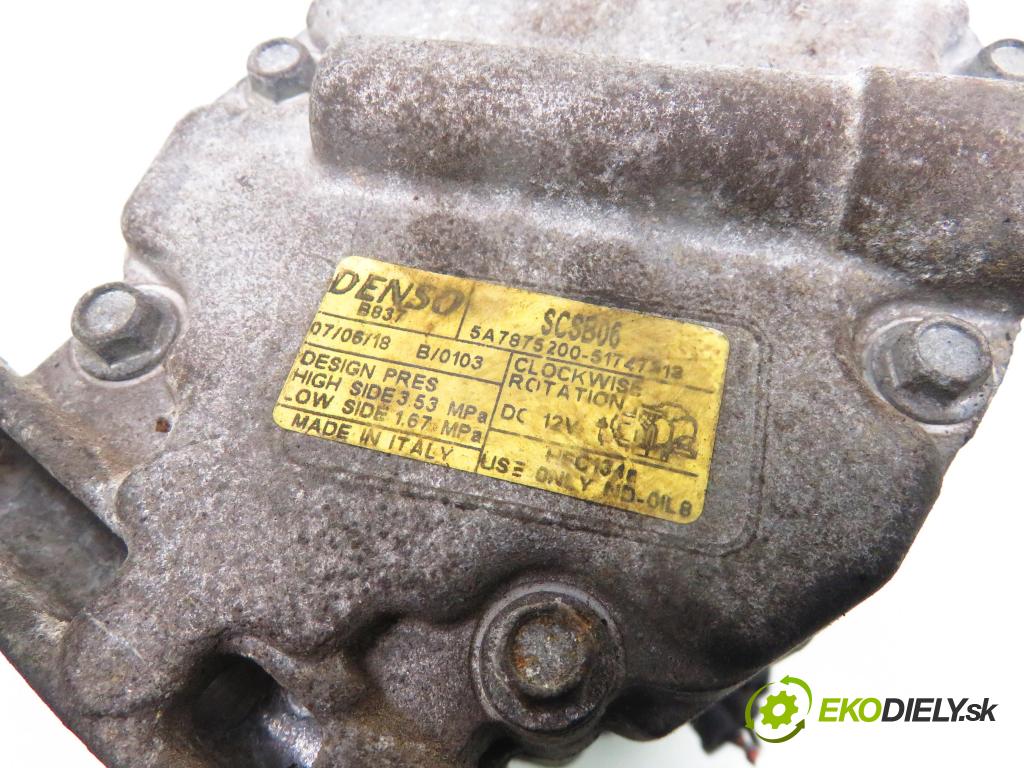 FIAT BRAVO II (198_) HB 2007 66,00 1.4 - 192 B2.000 1368,00 KOMPRESOR: klimatizace SCSB06 (Kompresory)