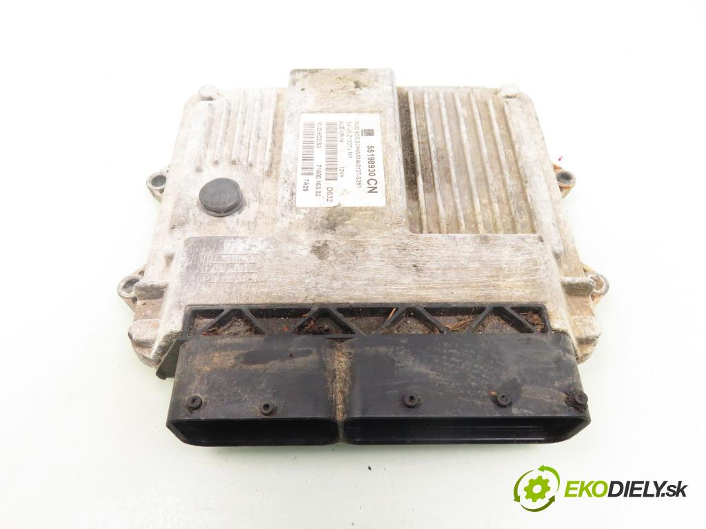 OPEL CORSA D (S07) HB 2007 55,00 1.3 CDTI - Z 13 DTJ 1248,00 Riadiaca jednotka Motor 55198930 ; 7160016302 ; MJD6O3S3