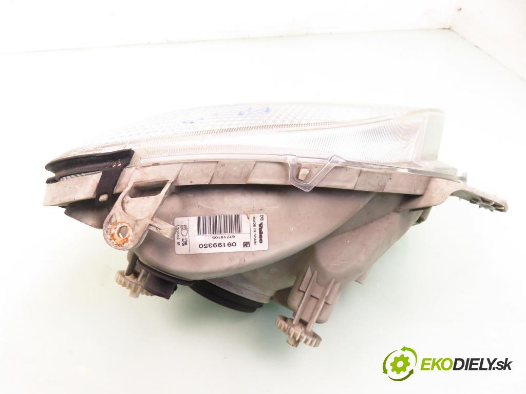 OPEL AGILA (A) (H00) MINIVAN 2000 55,00 1.2 16V - Z 12 XE 1199,00 Svetlo LP 09199350 ; 67719105