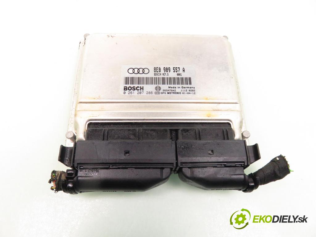 AUDI A4 (8E2, B6) SEDAN 2001 96,00 2.0 20V 130 - ALT 1984,00 řídící jednotka motora 8E0909557A ; 0261207286