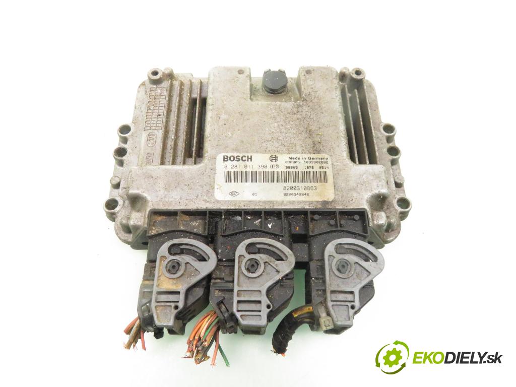 RENAULT SCENIC II (JM0/1_) MINIVAN 2003 88,00 1.9 DCI - F9Q 812 1870,00 Riadiaca jednotka Motor 0281011390 ; 8200310863